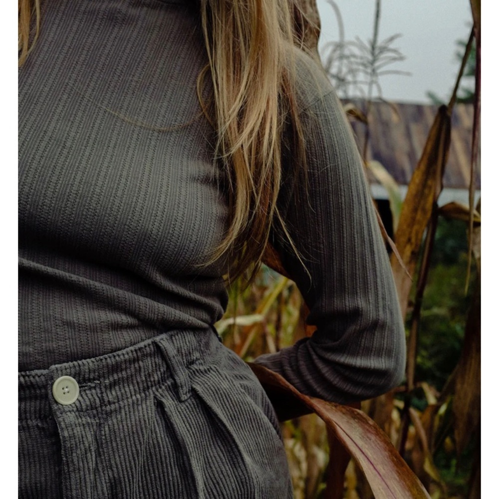 🌞Rudy Jude Pointelle Turtleneck in Moss XXL